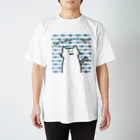 のびネコとおさかなのお店のくいしんぼねこ Regular Fit T-Shirt