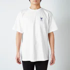 Kan-Kanのダチョウ×一輪車 Regular Fit T-Shirt