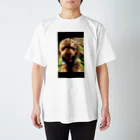 ハイビスカス🌺のトイプードルのもこ Regular Fit T-Shirt