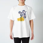 イラスト MONYAAT のチーズはここに！　　 Regular Fit T-Shirt