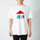 ぼの屋の相合傘トレインくん Regular Fit T-Shirt