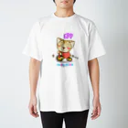 おりーぶりーぶのすずにゃん 三輪車（文字アリ） スタンダードTシャツ