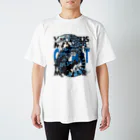 HERP MODA by ヤマモトナオキのRepGirl コバルトツリーモニター Regular Fit T-Shirt