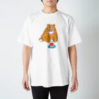 らぴの堂のくまちゃん、いただきますの５秒前。 スタンダードTシャツ