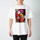 七色花面の薔薇のリズム感♪ スタンダードTシャツ