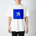 イッセーセキドラのぽつねんクラゲ スタンダードTシャツ