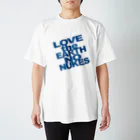 Two Doors Store  (feat.TeamLINKS）のNewT LOVE the EARTH NO NUKES  Regular Fit T-Shirt