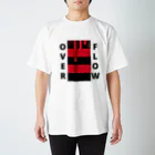 REST IN PUNISHEDのOVER FLOW(Red) スタンダードTシャツ