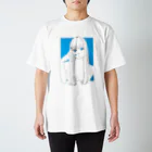 🥺👉🏻👈🏻🍬のピースは永遠のトレンド(ブルー) Regular Fit T-Shirt