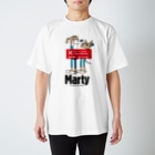 Houndy's supply イタグレ服【ハウンディーズ】のウィスパーズ 服：ミズイロ Regular Fit T-Shirt