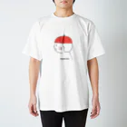 ヒトトキ。えほん/へいのヒトトキ。えほんロゴ　ふりむきりんごぼうや　 Regular Fit T-Shirt