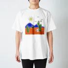 クマバチゴルフ倶楽部のクマバチとメキシカンタイル スタンダードTシャツ