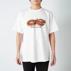 みけにょろのHognose snake Kawaii 【Red】 Regular Fit T-Shirt