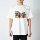 lofi_bearの北澤楽天 うぐいすのコーラス （1916） Regular Fit T-Shirt