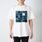 tag worksのSurface PUZZLE TEE (schottky defect)/White Regular Fit T-Shirt