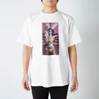 swanart_officialの白兎 Regular Fit T-Shirt