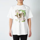 牛絵屋のこうしとことり Regular Fit T-Shirt