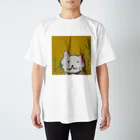 ネコのムニエルのネコの肖像画 Regular Fit T-Shirt