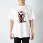 Momojiの犬画のフレブル7 スタンダードTシャツ