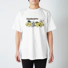 ひよこのこ SUZURI店のひよこのこの電車ごっこ Regular Fit T-Shirt