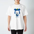 HAPPY DOG WORKS@SUZURIの忍者犬たろうくん_どろんA スタンダードTシャツ