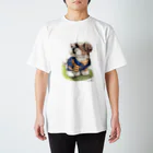 Momojiの犬画のシーズー53 티셔츠