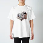 Momojiの犬画のシーズー81 Regular Fit T-Shirt