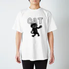 スナックキミドリ -購買部-のCATさん（黒猫） Regular Fit T-Shirt