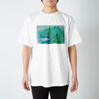 七味田飾品街のオバケな魚 スタンダードTシャツ