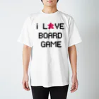 LucyDiamondのi LOVE  BOARDGAME（ドット） スタンダードTシャツ