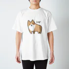 猫森ちせのコーギー（おおきめイラスト） スタンダードTシャツ