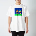 raraのゆるかわTシャツ屋さんのきのこファミリー Regular Fit T-Shirt