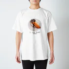MOFUYAの【くろ】I love SUSHI Regular Fit T-Shirt
