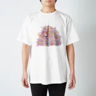 たんぱく質のにゃんタウン Regular Fit T-Shirt