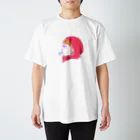 okazu092の女の子の横顔 Regular Fit T-Shirt