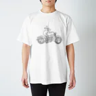 HOUSOの鳥獣戯画現代版　バイク Regular Fit T-Shirt