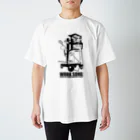mosmos storeのWORK SONG -black- Regular Fit T-Shirt
