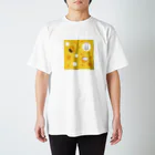 こなみの《透過版》はい、チーズ🧀  コマくんとフキダシおばけ Regular Fit T-Shirt