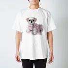 Momojiの犬画のシーズー79 Regular Fit T-Shirt