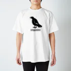 ムクのカラスポップ・ハシボソガラス Regular Fit T-Shirt