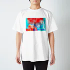 Danke Shoot Coffeeの天保山武甲山の朝焼け Regular Fit T-Shirt