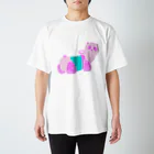 NIKORASU GOのユメカワパンダカー スタンダードTシャツ