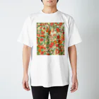 THEFUKURIのFlowers Ornament Regular Fit T-Shirt