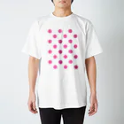 THEFUKURIのPolka dot pink スタンダードTシャツ