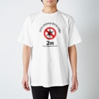 Life Design Factory PINCEのソーシャルディスタンス愛する人の為に Regular Fit T-Shirt