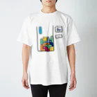 はみをのアルパカ テトリス風 スタンダードTシャツ