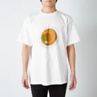 チワワの工房のフカヒレと青梗菜 スタンダードTシャツ