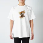 ザ・ワタナバッフルの大耳のレッサーパンダ "ぐぅぅ…" Regular Fit T-Shirt