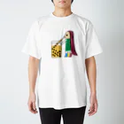 花くまゆうさくのタピオカ感覚でコロナを飲む強者アマビエ Regular Fit T-Shirt