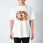 ぽんずらいおんの新ビオラシール柄 Regular Fit T-Shirt